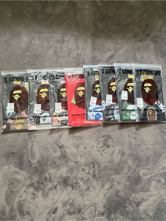 A Bathing Ape Other - 8 BAPE T-SHIRTS (2L,2S,4M)